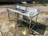  Chậu Rửa Công Nghiệp 2 Hộc Inox 304 C1678 