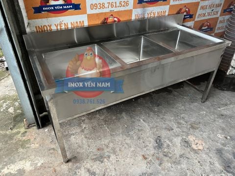  Bồn rửa công nghiệp 3 hộc BT1878 