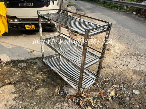  Kệ Inox 3 Tầng Song S15512 