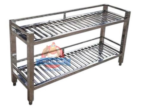  Kệ Inox 2 Tầng Song D1235 