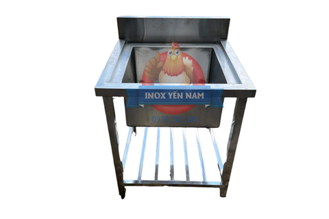 Chậu Rửa Công Nghiệp Inox 1 Hố S778 