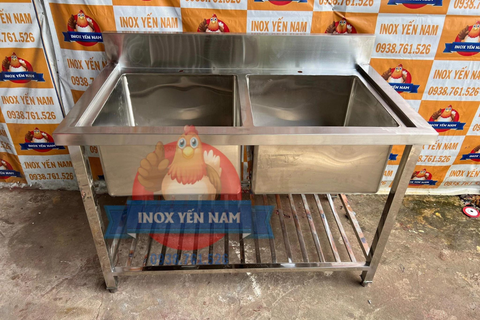  Bồn Rửa Công Nghiệp 2 Hố S1278 
