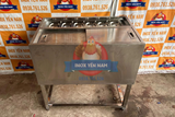  Thùng Đá Inox Có Chân 6 Khay Topping D754 