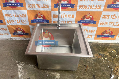  Chậu Rửa Inox Âm 1 Hộc A553 