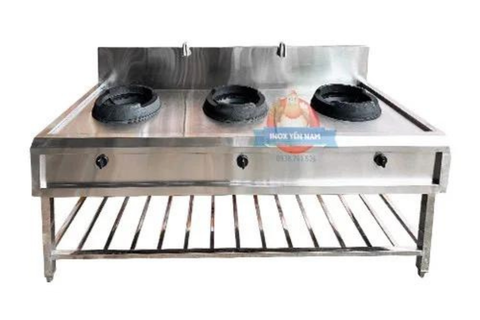  Bếp Á 3 Họng Gang S1887 