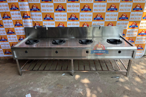  Bếp Á Công Nghiệp 4 Họng S2487 