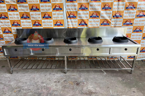 Bếp Á 5 Họng Gang S3087 