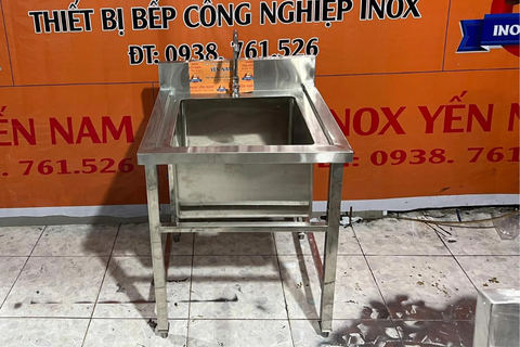  Chậu Rửa Inox Công Nghiệp 1 Hộc T778 