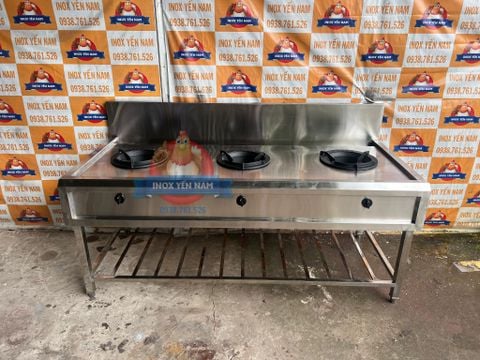  Bếp Công Nghiệp 3 Họng 