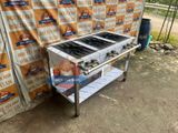  Bếp Ga Công Nghiệp Hàn Quốc 1m2 3 Họng 