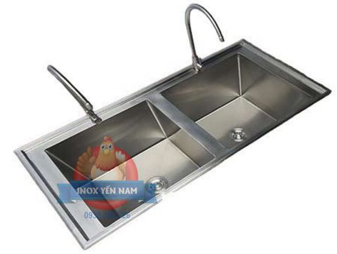  Bồn Rửa Chén Inox 2 Hộc Sâu A1153 