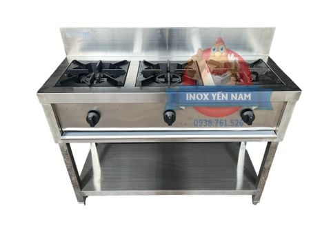  Bếp Âu 3 Họng Inox 304 S1148 