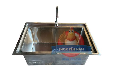  Chậu Rửa Chén Công Nghiệp 1 Hộc Sâu A753 