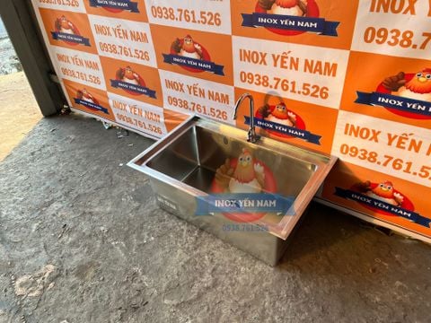  Chậu Rửa Chén Công Nghiệp 1 Hộc Sâu A753 