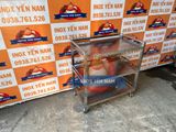  Xe Đẩy Inox 3 Tầng T848 