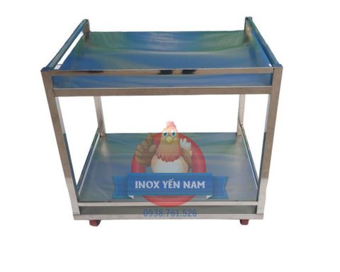  Xe Đẩy Inox 2 Tầng T848 