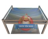  Xe Đẩy Inox 2 Tầng T848 