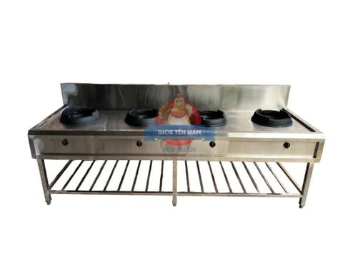  Bếp Á 4 Họng Gang S2487 