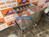  Thùng Đá Inox 10 Khay Topping Có Chân D754 