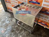  Thùng Đá Inox 10 Khay Topping Có Chân D754 