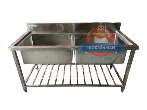  Bồn Rửa Công Nghiệp 2 Hộc To S1678 