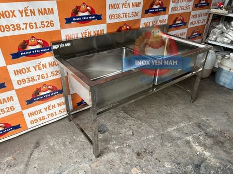  Chậu Rửa Công Nghiệp 2 Hộc To T1678 