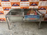  Chậu Rửa Công Nghiệp 2 Hộc To T1678 