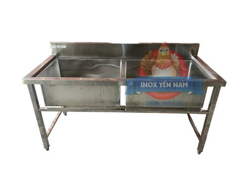  Chậu Rửa Công Nghiệp 2 Hộc To T1678 