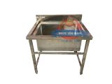  Chậu Rửa Inox Công Nghiệp 1 Hộc To T978 