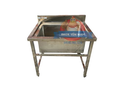 Chậu Rửa Inox Công Nghiệp 1 Hộc To T978 