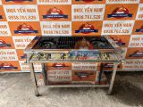  Bếp Ga Công Nghiệp Hàn Quốc 1m2 2 Họng To 4 Nhỏ 