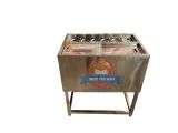  Thùng Đá Inox Có Chân 6 Khay Topping D754 