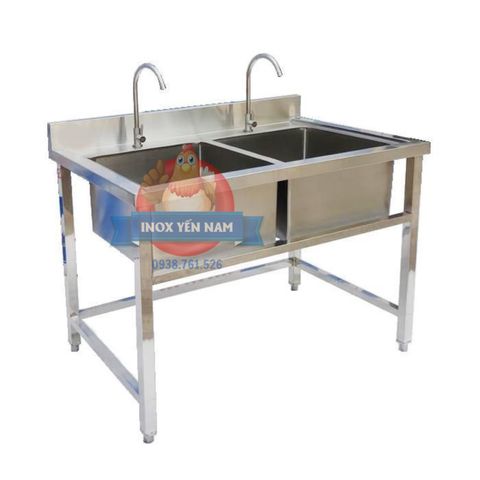  Chậu Rửa Công Nghiệp 2 Hộc T1278 