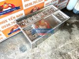  Thùng Đá Inox Âm 12 Khay Topping AG 954 