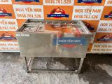  Thùng Đá Inox 304 Có Chân 10 Khay Topping D954 