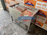  Thùng Đá Inox 304 Có Chân 10 Khay Topping D954 