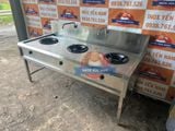  Bếp Ga Công Nghiệp 3 Họng Inox 304 