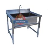  Chậu Rửa Inox Công Nghiệp 1 Hộc To T978 