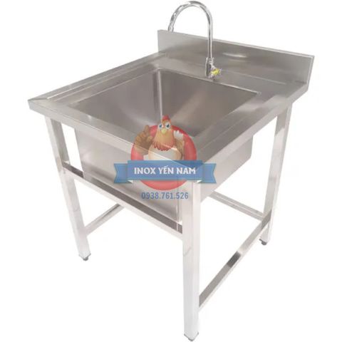  Chậu Rửa Inox Công Nghiệp 1 Hộc T778 