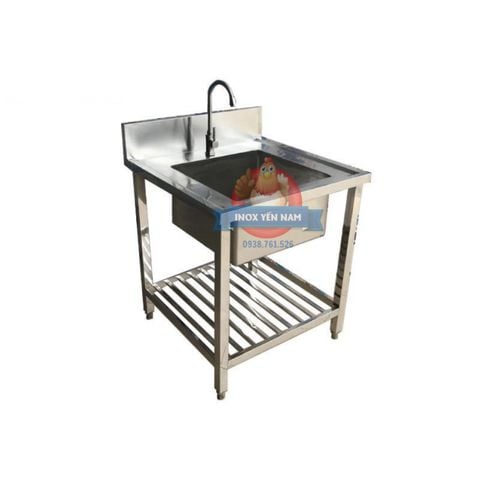  Bồn rửa công nghiệp 1 hộc có chân S668 
