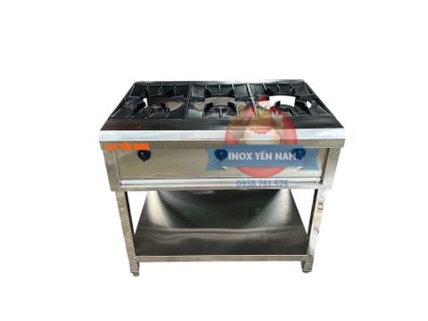  Bếp Âu Công Nghiệp 3 Họng Ga Khè T968 