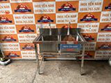  Chậu rửa công nghiệp 2 hộc có chân T1068 