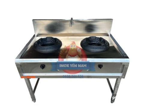  Bếp Á Công Nghiệp 2 Họng Gang TX1288 