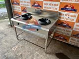  Bếp Á Ga Công Nghiệp 2 Họng Gang DX1288 