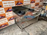  Bếp Á Ga Công Nghiệp 2 Họng Gang DX1288 