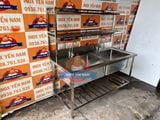  Bồn Rửa Công Nghiệp Inox 2 Hộc To Kệ SK16716 