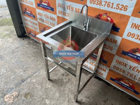  Chậu rửa công nghiệp 1 hộc có chân T668 