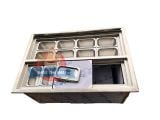  Thùng đá inox 10 khay topping 1/9 