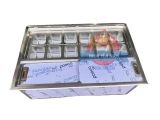 Thùng đá inox 12 khay topping 1/6 
