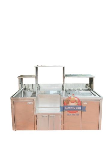  Quầy pha chế inox 1m8 